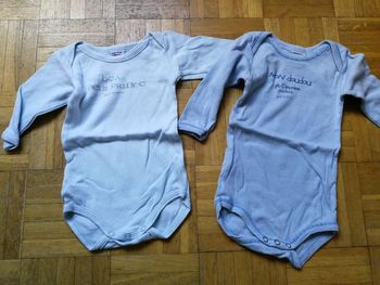 Lot de 2 bodys 3 mois Petit Bateau