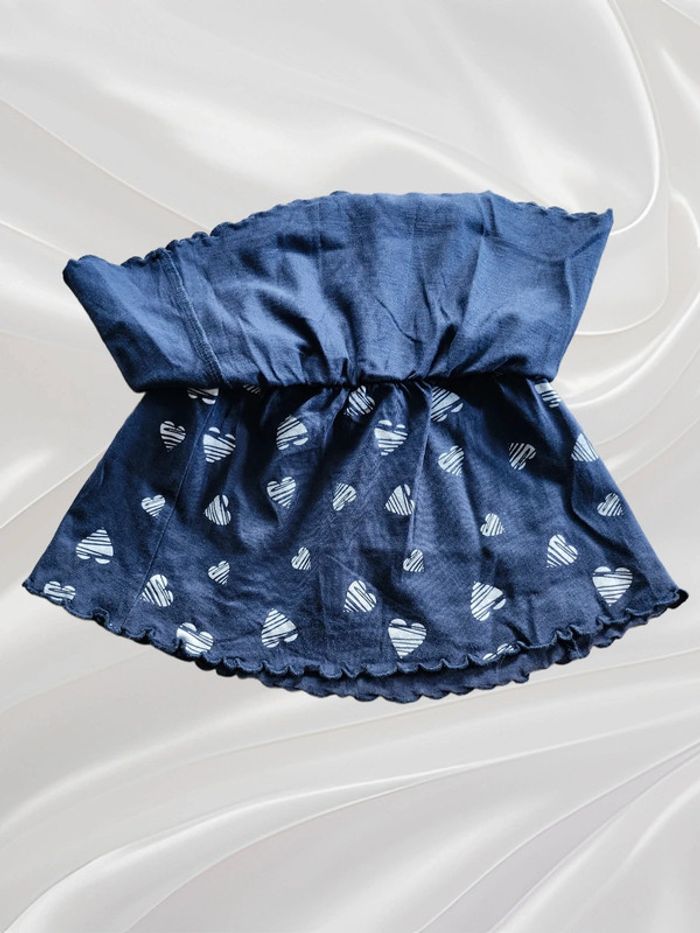 Jupe bleu marine fille 9 mois - photo numéro 4