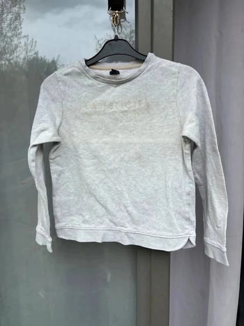 Pull hiver avec écriture