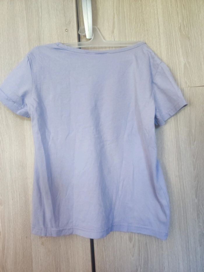 T shirt violet lila super girl 8 ans BPC - photo numéro 4