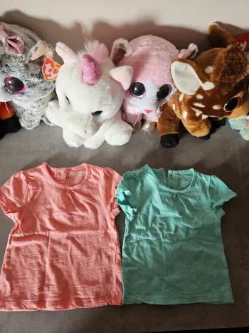 Lot 2 t-shirt 9mois