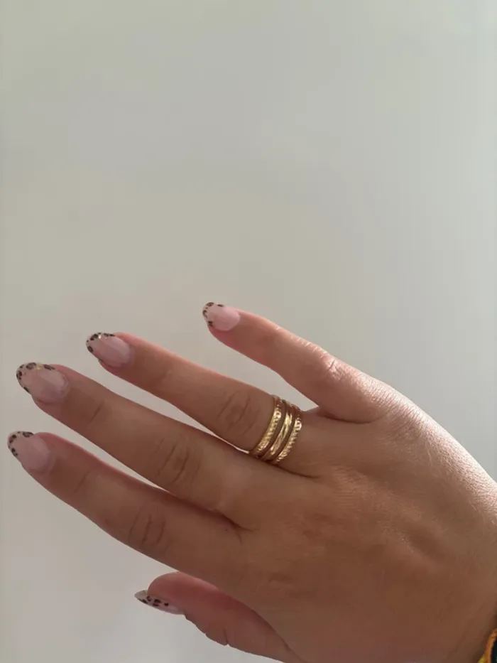 Bague dorée ajustable - photo numéro 6