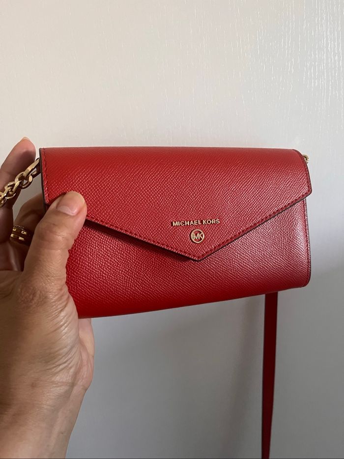 Sac pochette MK terracota