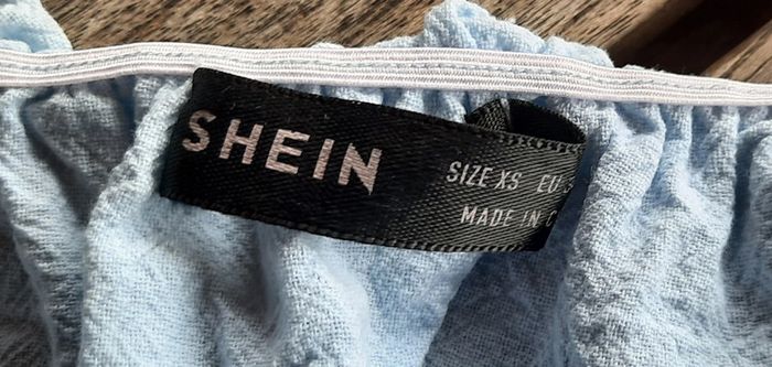 Crop top bleu clair Shein XS - photo numéro 4