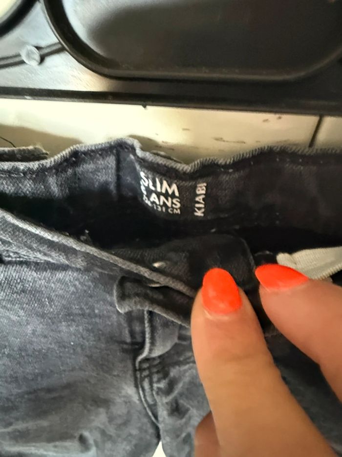 Jean|slim|gris - photo numéro 2