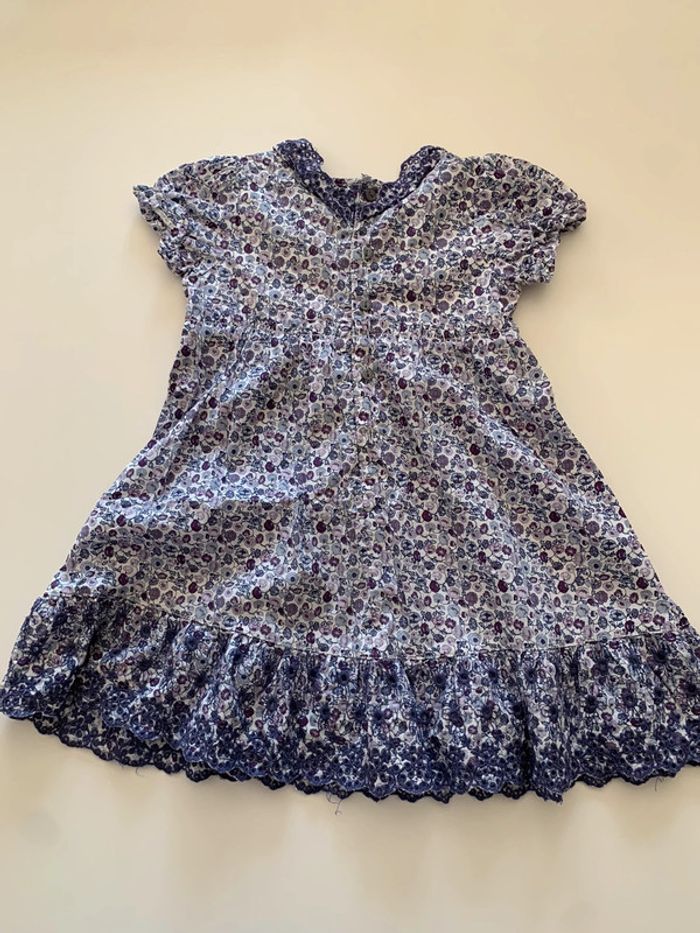 Lot 3 robes été motifs fleurs 18 mois - photo numéro 10