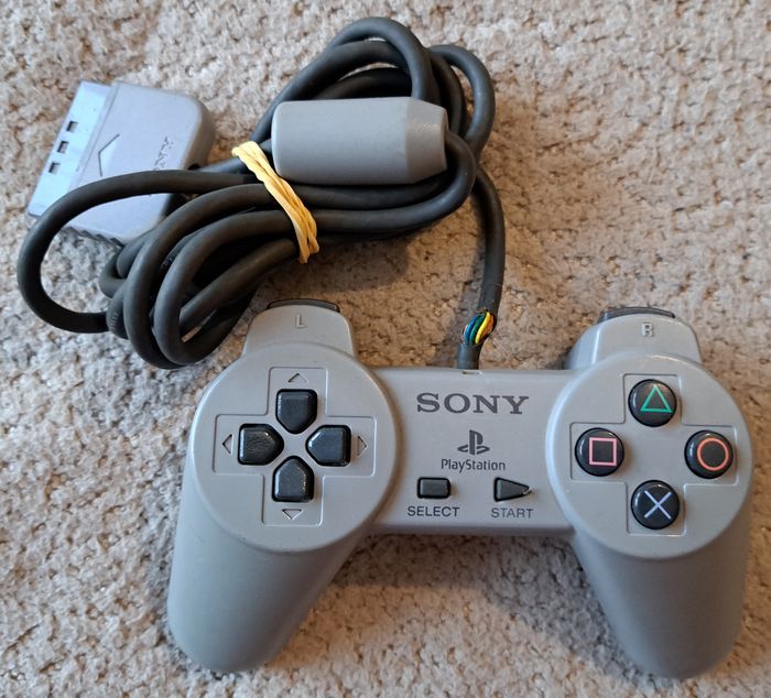 🎮 Manette officielle grise Sony PlayStation 1 PS1 - photo numéro 4