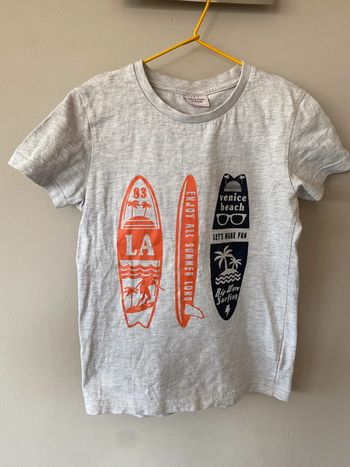 Teeshirt gris garçon 6 ans