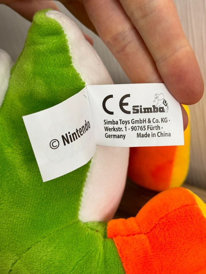 Grande peluche plush yoshi, super Mario , simba - photo numéro 4