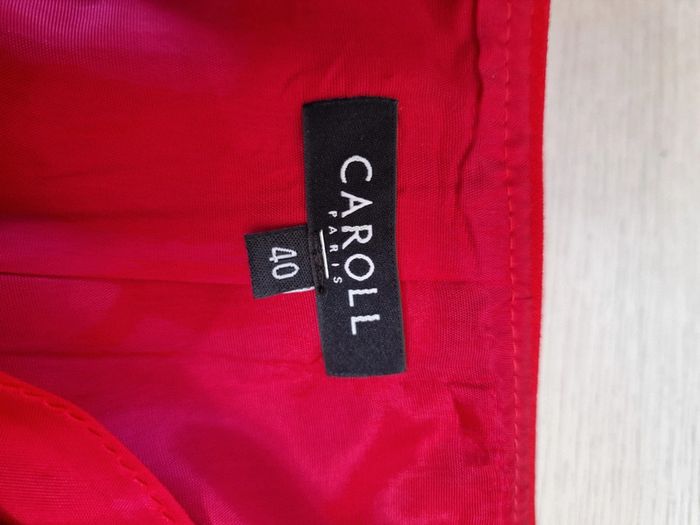 Magnifique robe rouge - Caroll taille 40 💎 - photo numéro 5