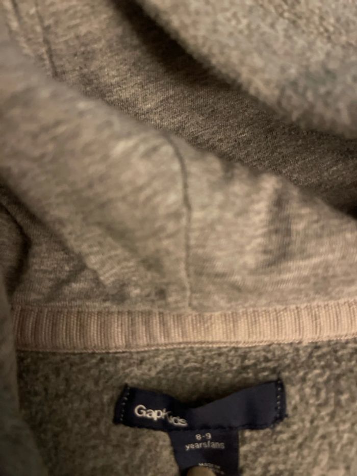Sweat capuche polaire gap 8-9 ans - photo numéro 2