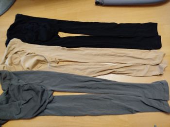Lot de 3 collants sans pieds spécial grossesse