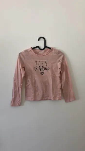 Tee shirt manche longues rose