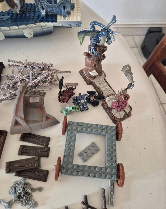 Gros lot megablock mega blocks 9879 Vorgan ice fang + 6 dragons - photo numéro 8