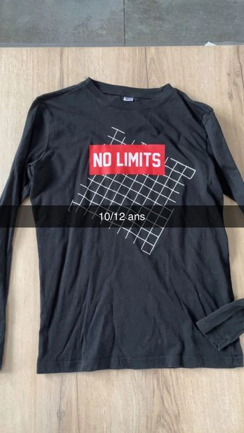 T shirt manches longues 10/12 ans
