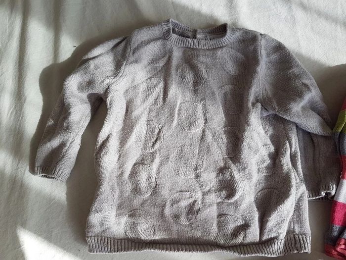 Lot 3 pulls fille 12 mois - photo numéro 2