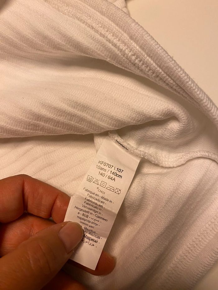 Haut blanc Orchestra fleur 10 ans - photo numéro 4