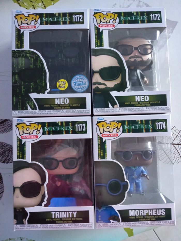 Collection funko pop Matrix