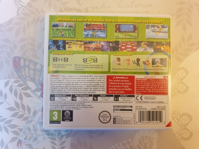 Jeu 3ds mario tennis open - photo numéro 3