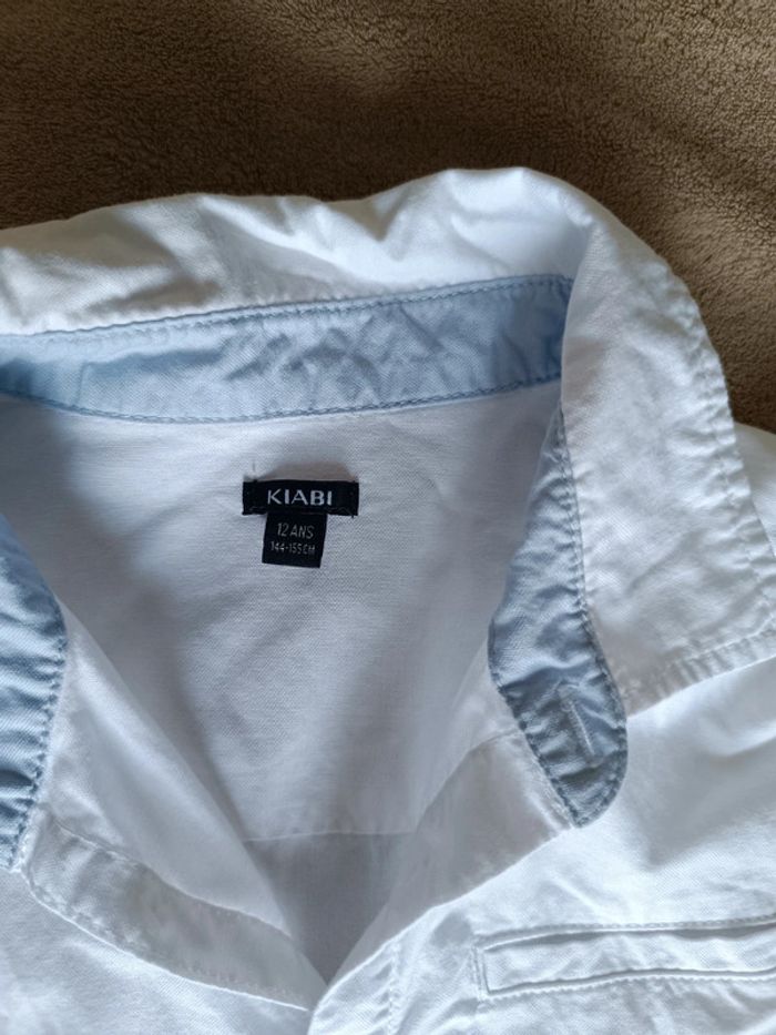 Chemise blanche Kiabi taille 12 ans - photo numéro 2