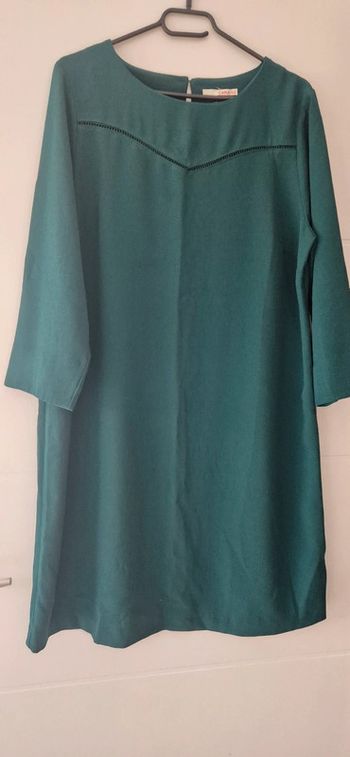Robe camaïeu vert sapin