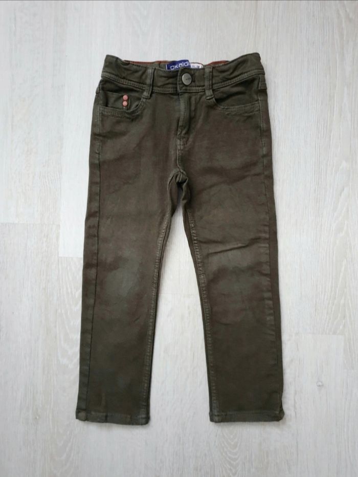 Pantalon kaki foncé - Okaïdi