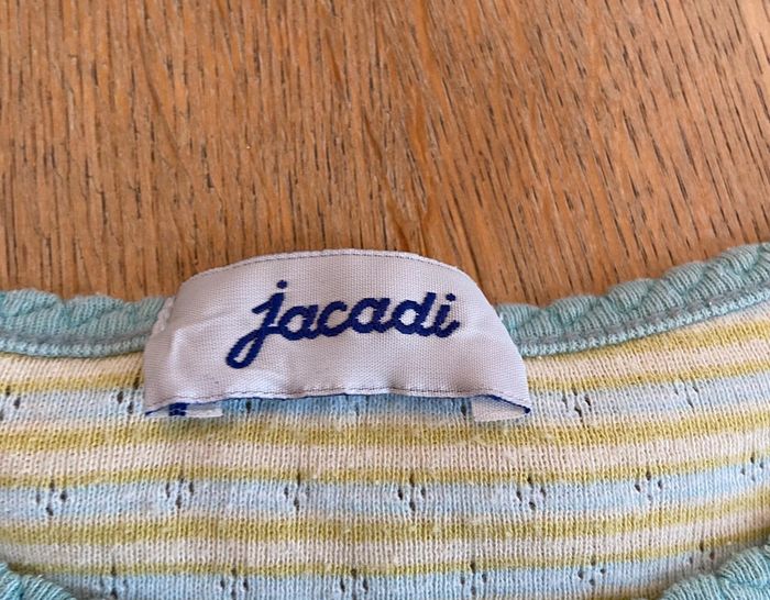 Duo de tee-shirt et débardeur Jacadi taille 6 ans vert et turquoise - photo numéro 7