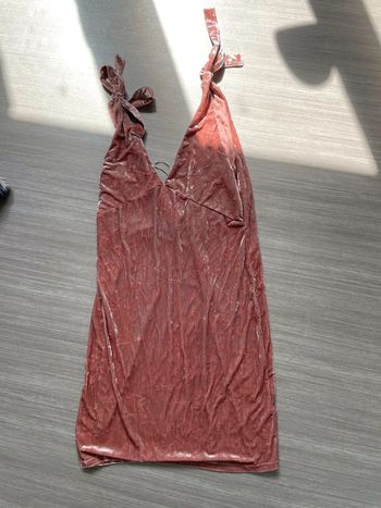 Robe velours compatible allaitement