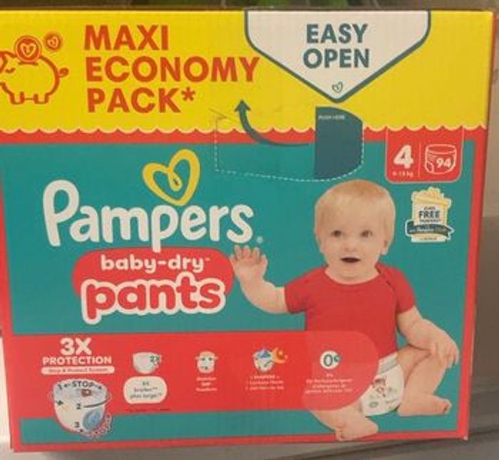 Pampers pants taille 4