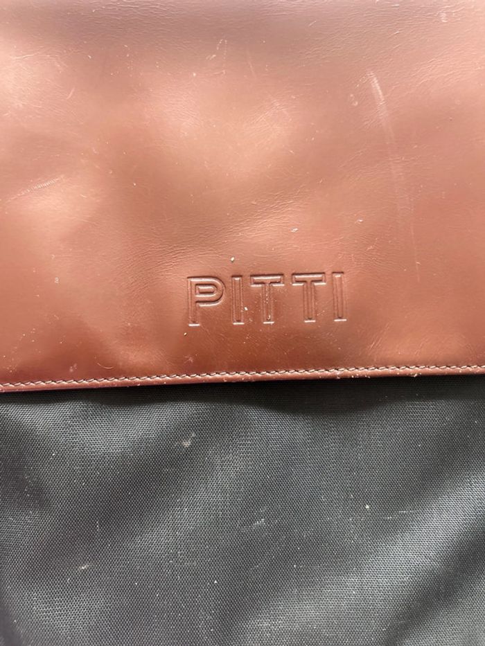 Sac Pitti bandoulière marron/noir – Bon état - photo numéro 2