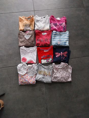 Lot de tee shirt fille 3 ans