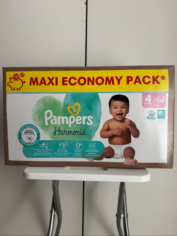 78 couches pampers harmonie taille 4