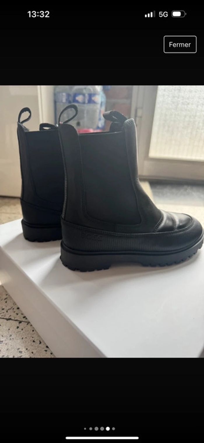 Bottine en cuir Hugo boss - photo numéro 9