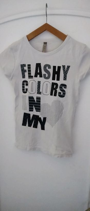 Tee-shirt avec texte gris et noir fille 14 ans caprice de fille