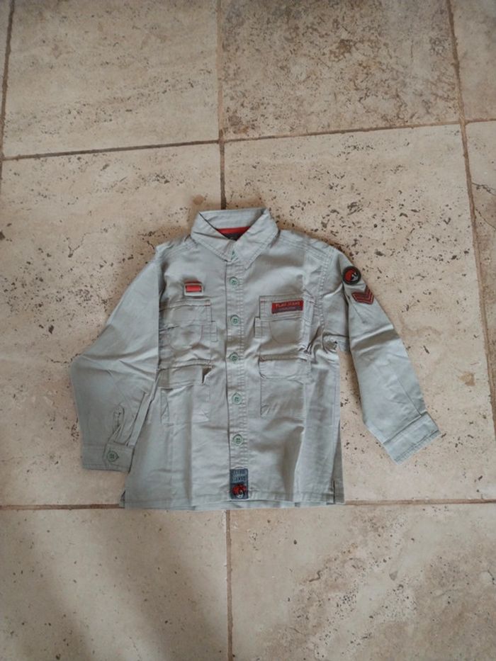 Chemise garçon en 4 ans