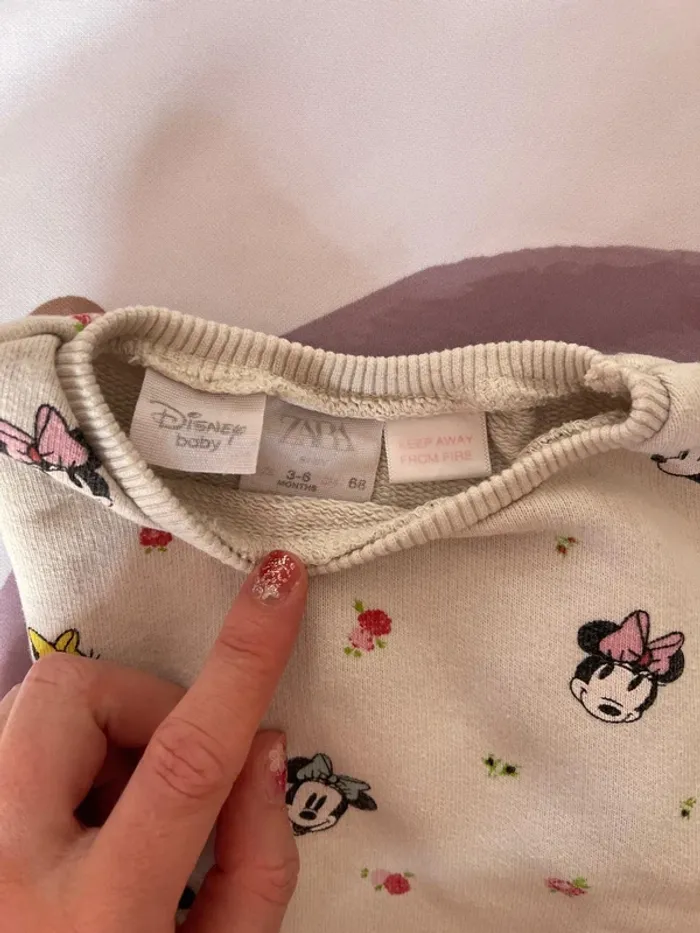 Ensemble bébé fille Zara – Taille 6 mois – Motif Disney - photo numéro 3