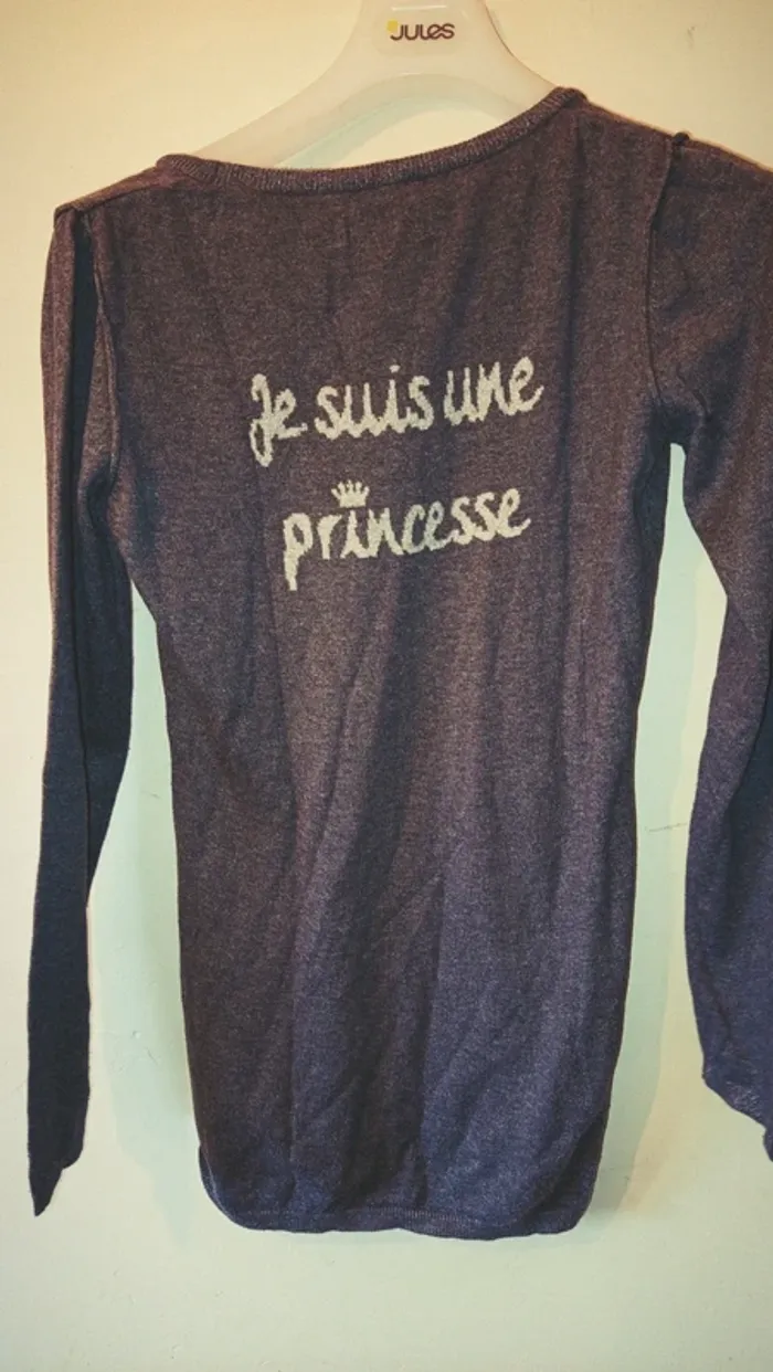 Pull camaïeu marron - photo numéro 3