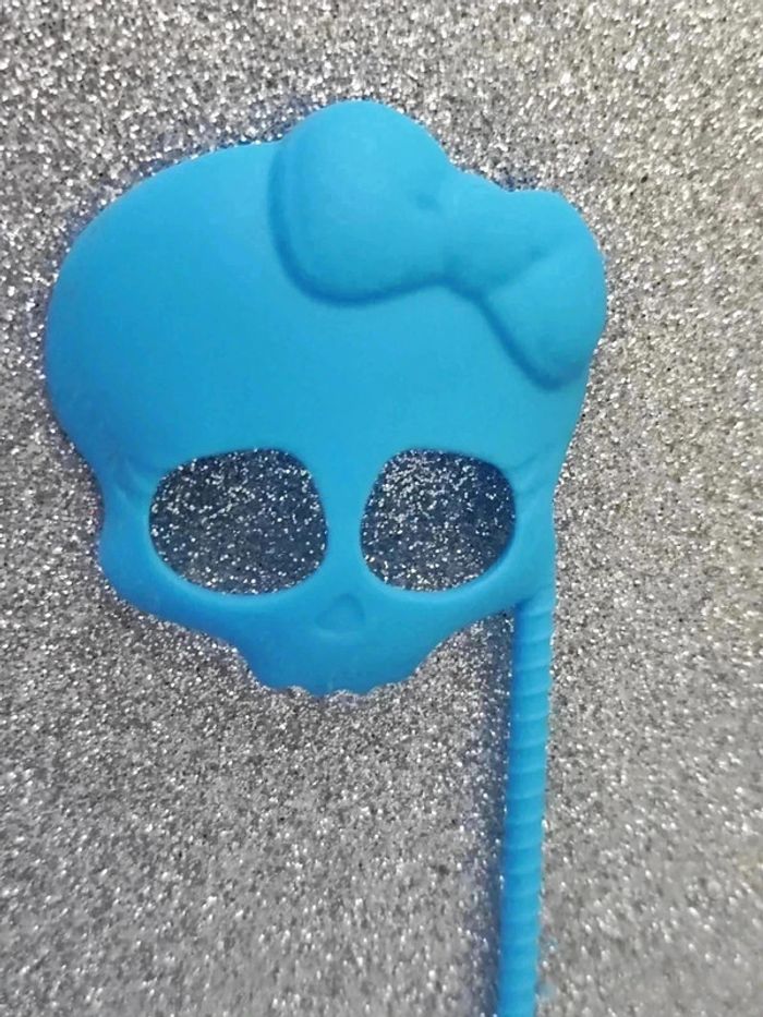 34/ accessoire Monster High masque crâne bleu - photo numéro 2