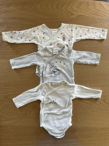 Lot 3 bodies manches longues Disney Winnie