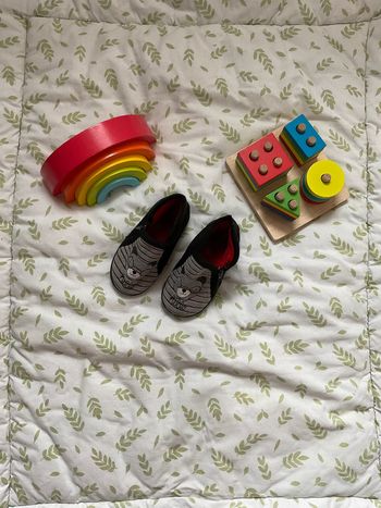 chausson à fermeture éclair gris taille 21