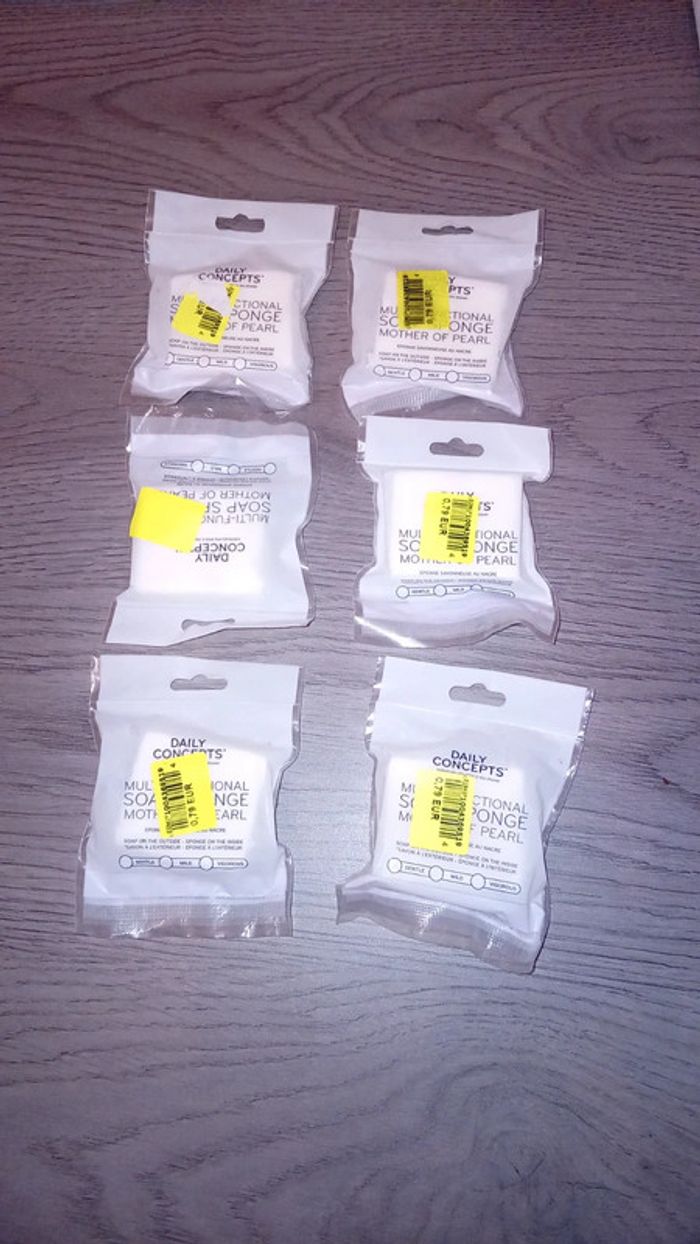 6 éponge savon au nacre