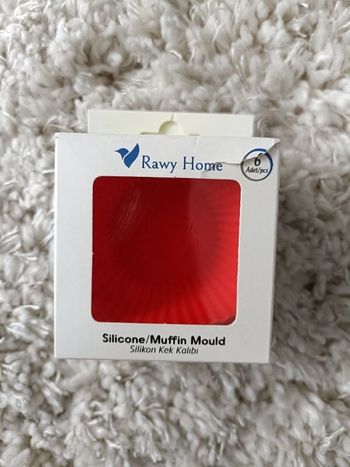 6 moules à muffins en silicone