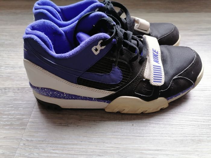 Sneaker noir pour homme avec détailles blanc et violet - NIKE - photo numéro 4