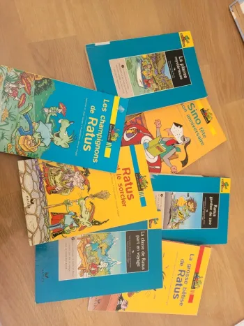 Lot de 7 livres Ratus poche