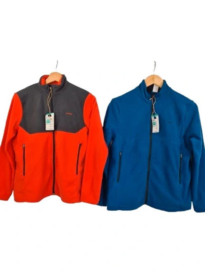 2 polaires Zippés quechua