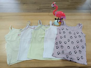 Lot de 5 maillots de corps 6 ans