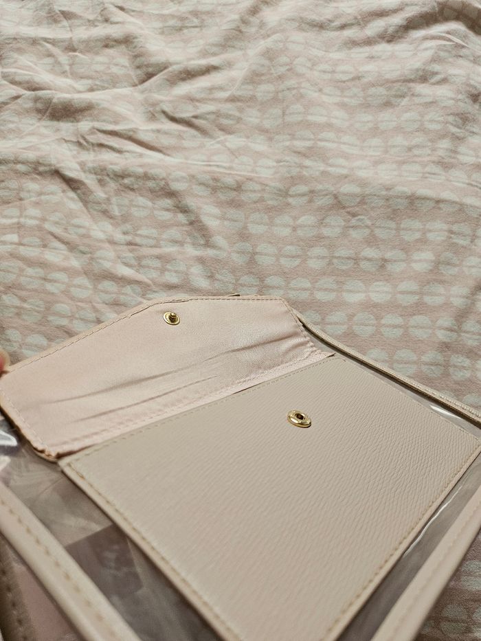 Pochette Michael Kors plastique transparente et rose - photo numéro 4