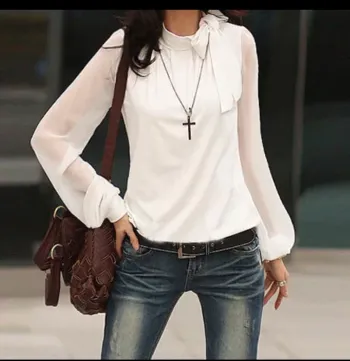 Blouse avec noeud