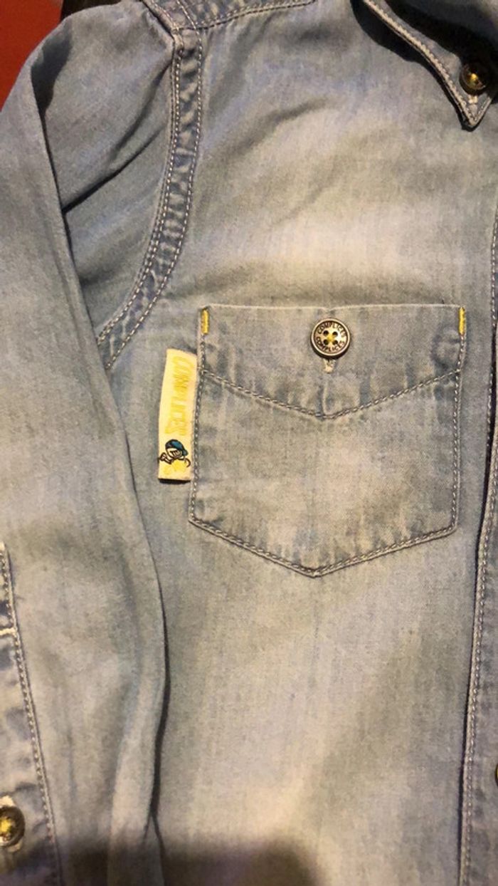 Très jolie chemise en jeans Complices 3 ans - photo numéro 4