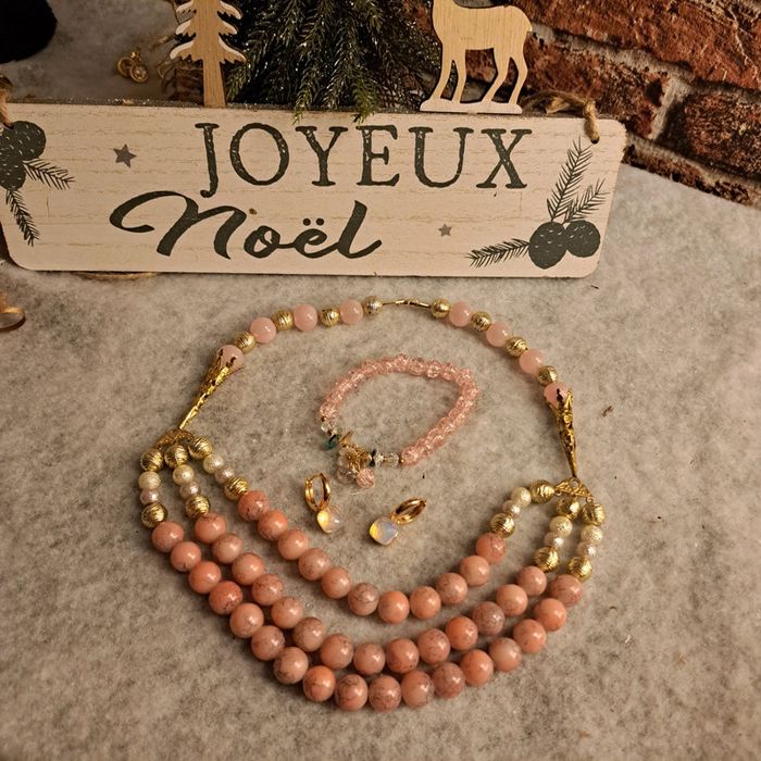 Parrurre magnifique chic rose et doré - photo numéro 3